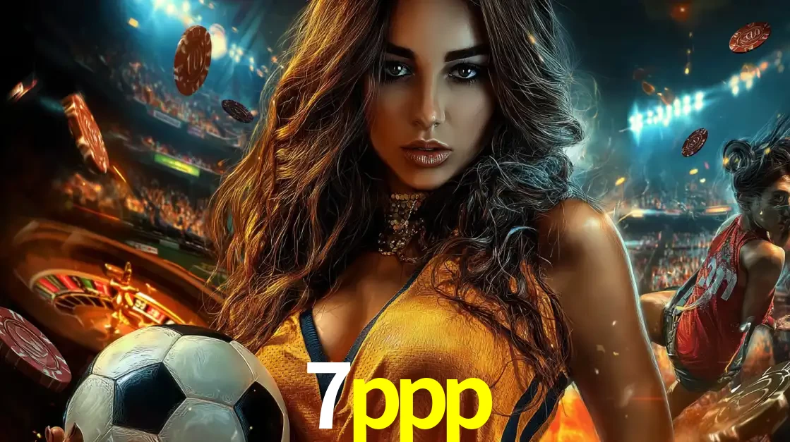 Mulher segurando uma bola de futebol em uma montagem que mistura a paixão esportiva com a emoção da roleta de cassino, tudo disponível na plataforma 7ppp.